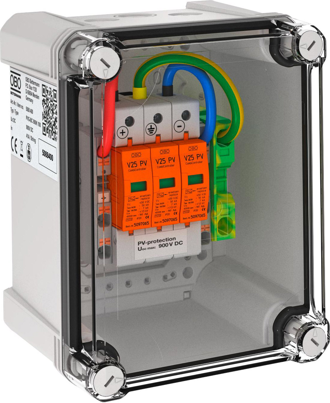 OBO Bettermann Vertr PVG-BC 900K  100 Generatoranschlusskasten