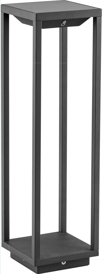 EVN Lichttechnik WLS50451502 Solar-LED-Wegeleuchte 3000K anthrazit