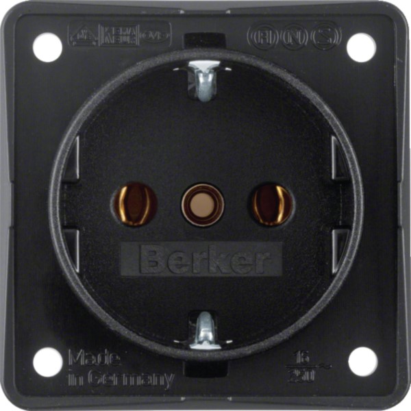 Berker 9418505 Steckdose sw MOBIL R