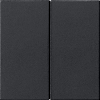 Gira 5362005 Bedienaufsatz 2fach sw