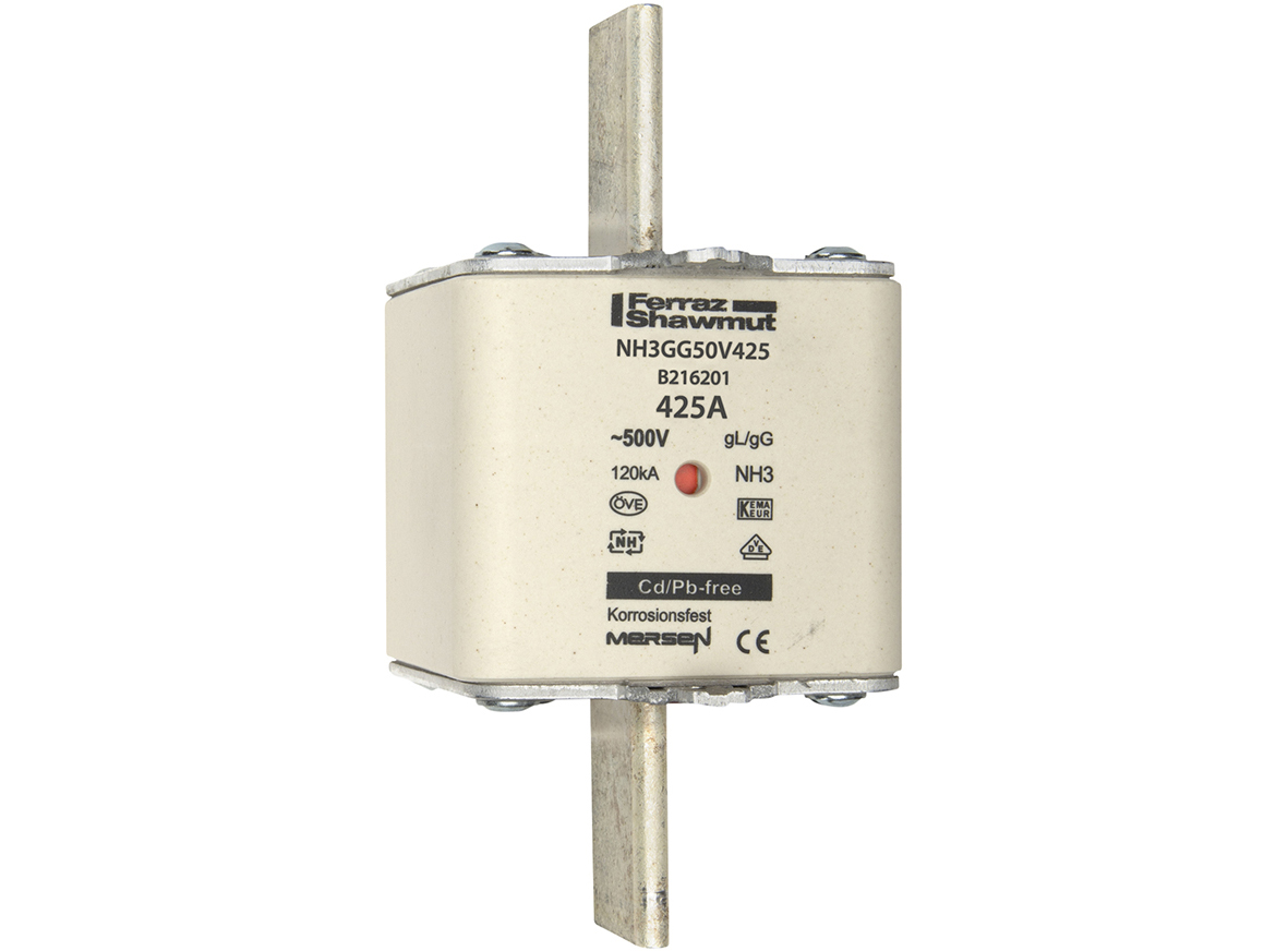 Mersen NH3GG50V425 NH-Sicherungseinsatz SF Gr.3 gG 425A/500V KM