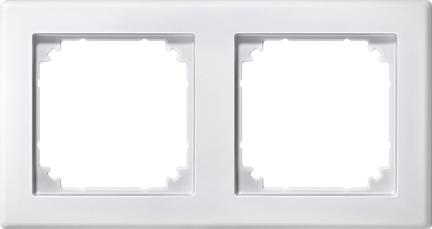 Merten 484219 Rahmen 2f.pws waage/senkrecht