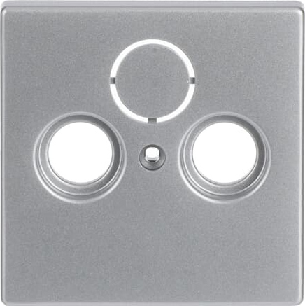 Busch-Jaeger 1743-83 Zentralscheibe alusi f.Antennendose 2Loch