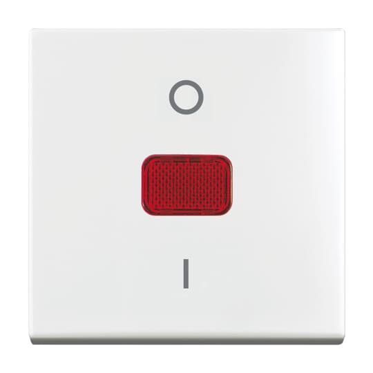 Busch-Jaeger 2508-914 Wippe mit roter Kalotte alpinweiß