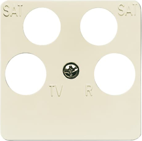 Busch-Jaeger 1743/10-04-212 Zentralscheibe ws Antenne, 4-fach