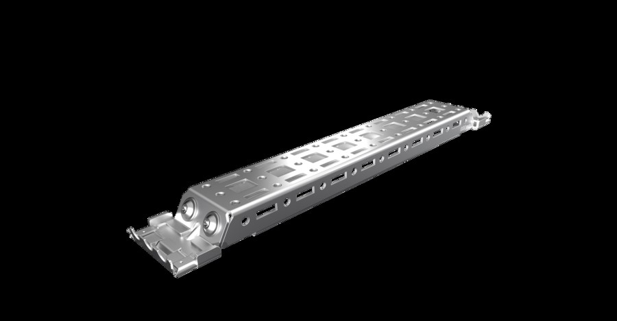 Rittal AX 2394.250 (VE4) AX Schiene f.Innenausbau T250mm
