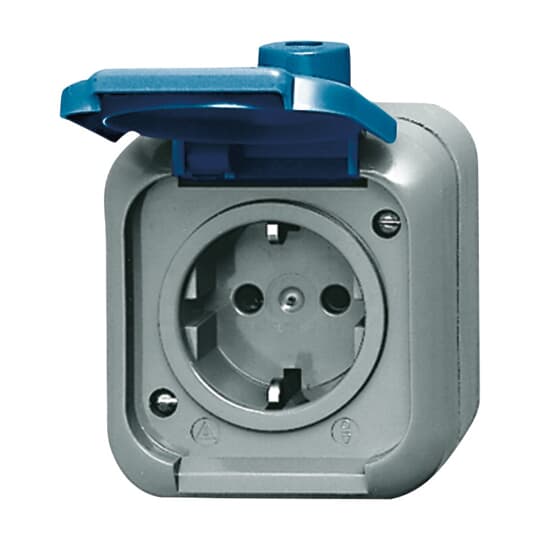 Busch-Jaeger 2300 EWSI Steckdose mit Klappdeckel
