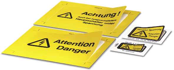 Phoenix Contact WS-K Warnschild