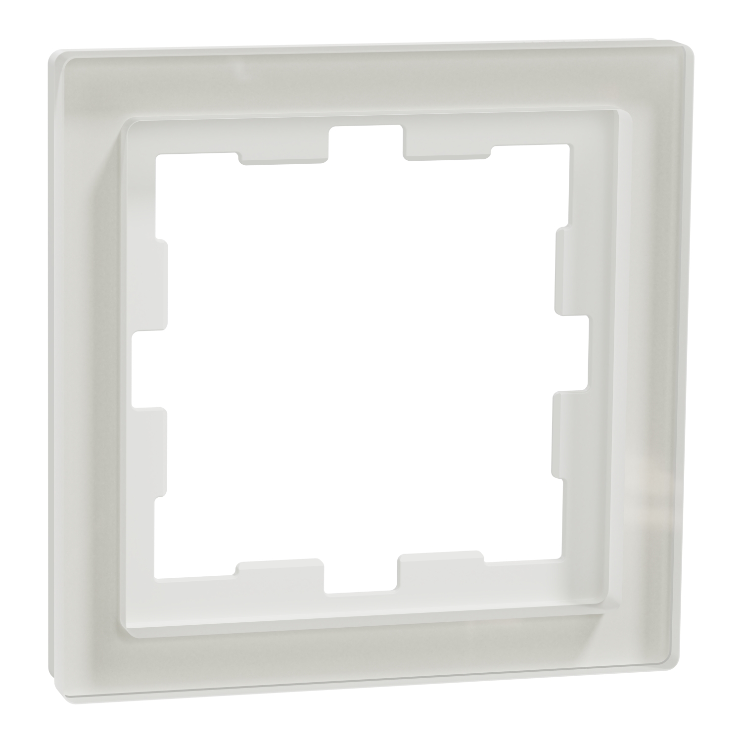 Merten MEG4010-6520 Rahmen 1f.kristallws D-Life Glas