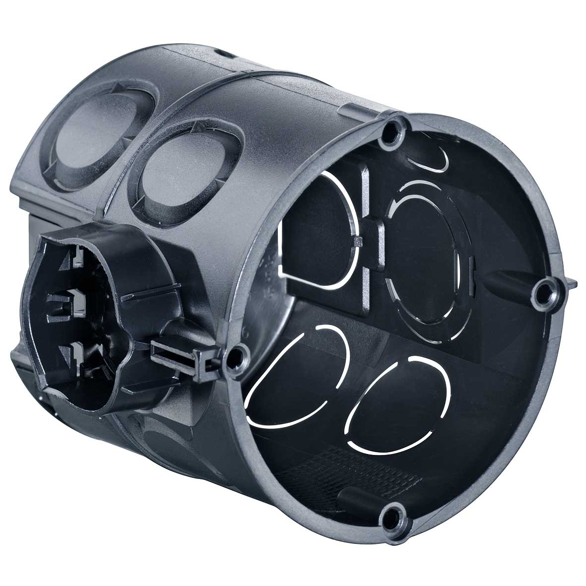 Kaiser 1555-04 Abzweigschalterdose mit 4 Schraubdomen