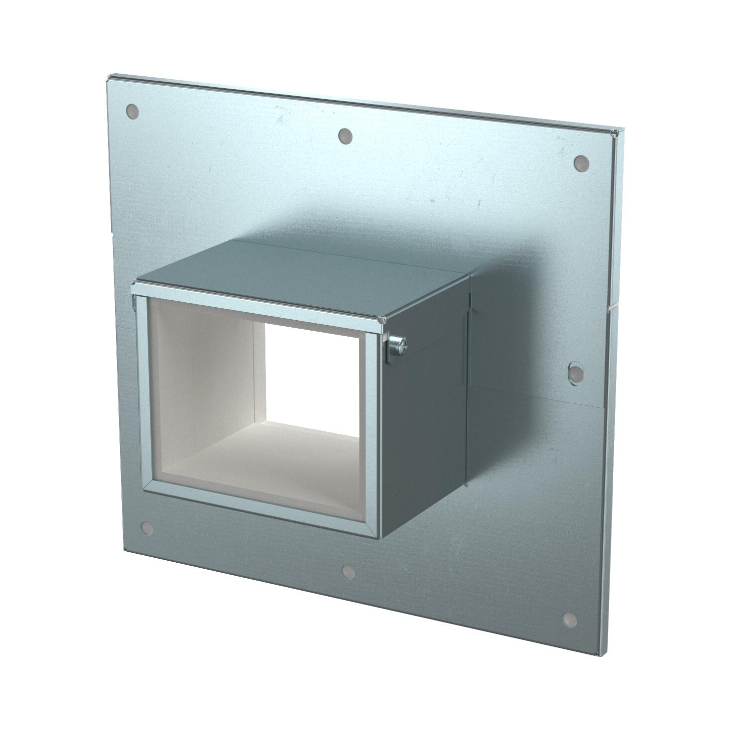 OBO Bettermann Vertr PLM WC 0810 FS Wandanschlusskragen 3- und 4-seitig