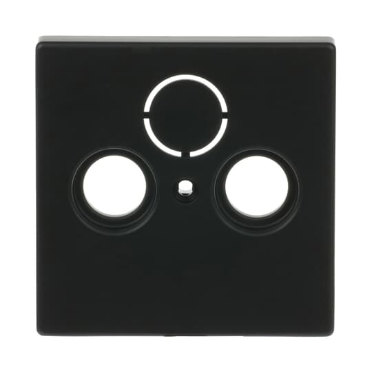 Busch-Jaeger 1743-885 Zentralscheibe sw mt f.Antennendose 2Loch