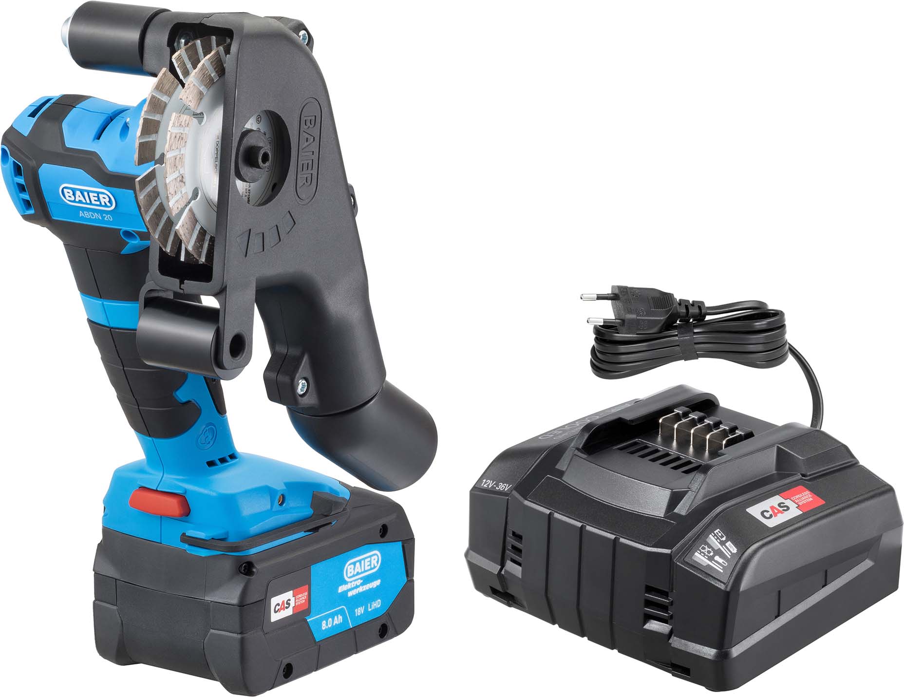 Baier Maschinenfabrik 10005 MAUERNUTFRÄSE AKKU-DIAMANT 18V