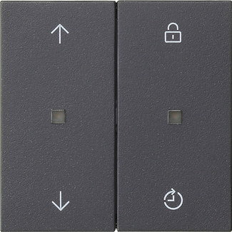 Gira 549228 Funk-Bedienaufsatz Mem.Pfeile anthrazit