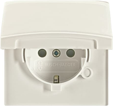 Busch-Jaeger 20 EUGKB-32-101 Schuko-Steckdoseneinsatz IP44 weiß
