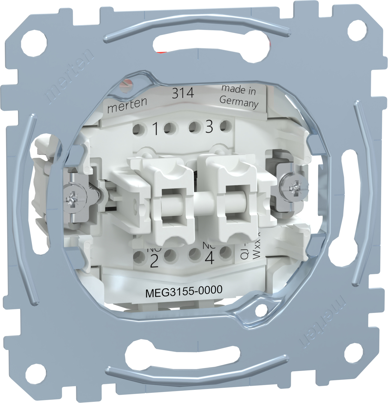 Merten MEG3155-0000 Doppeltaster-Einsatz 2S 1-pol.10A 250V AC