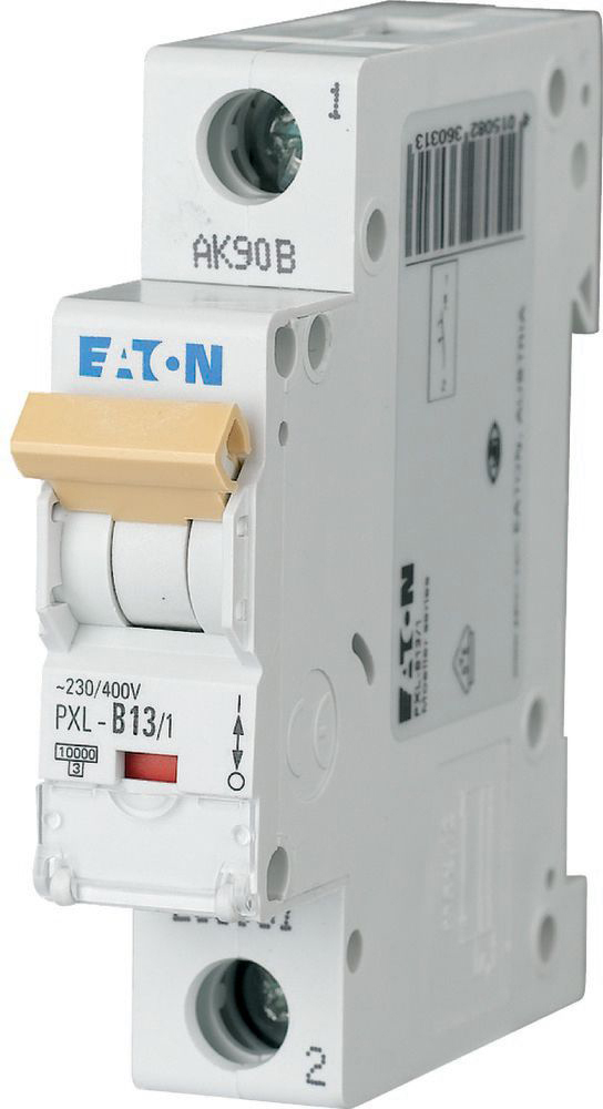 Eaton PXL-B13/1 LS-Schalter m.Beschrift. B 13A, 1p