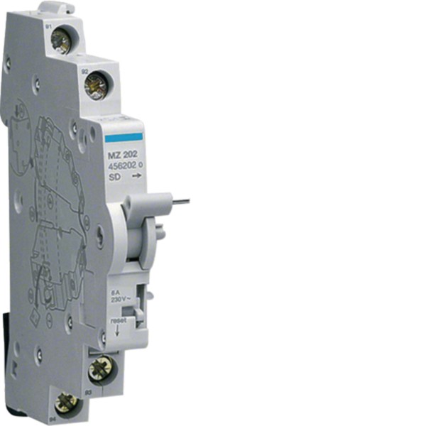Hager MZ202 Signalkontakt f.LS-Schalt. 6A,1S+1Ö