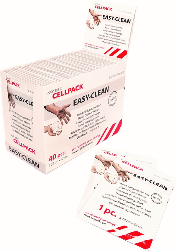 Cellpack EASY-CLEAN#434133 Handreinigungstuch 40 St. Schmutzentferner