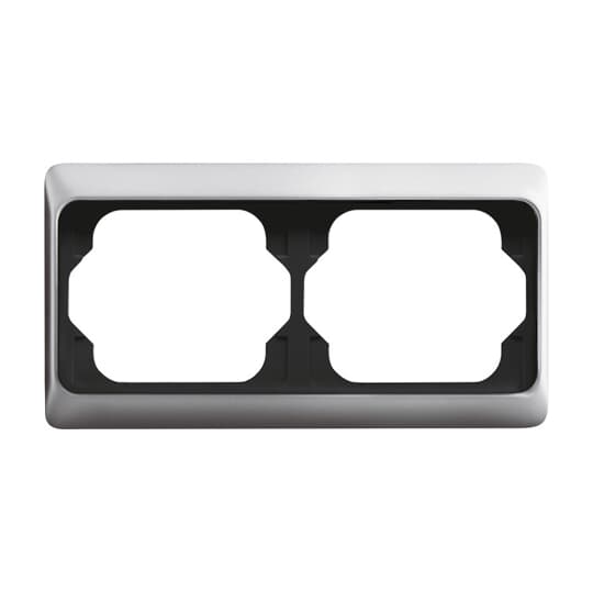 Busch-Jaeger 1722 KA-266 Rahmen 2-fach titan, waager.,alpha