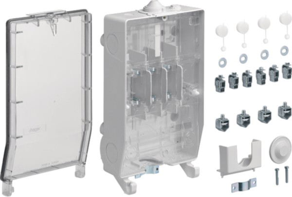 Hager ZAN334KL Hausanschlusskasten K3, 1x3NH00