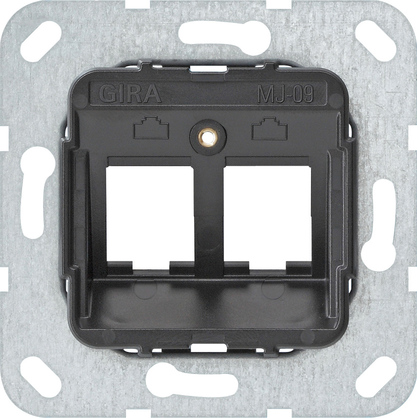 Gira 560900 Modular Jack 9 2fach UP Tragring