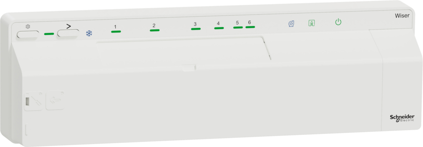 Schneider Electric CCTFR6620 Wiser Verteilerleiste Fu.Heizen/Kühlen 24V