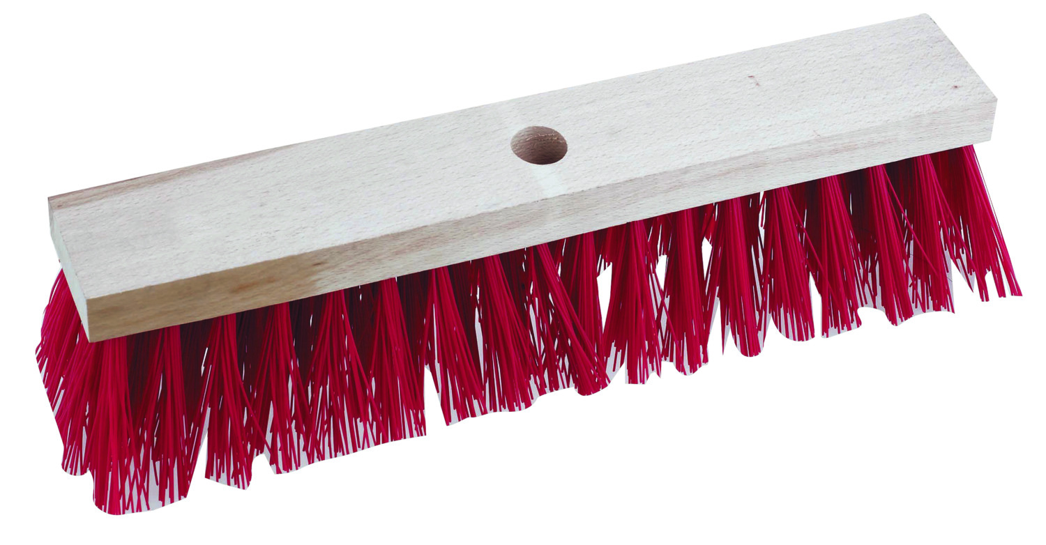 Cimco Werkzeuge 143024 Straßenbesen ohne Stiel Farbe rot, 400mm