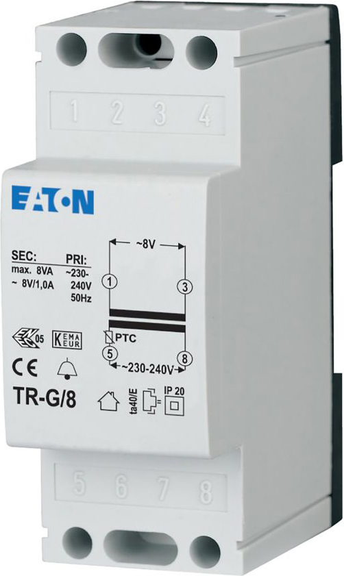 Eaton TR-G/8 Klingeltransformator 8V/1A