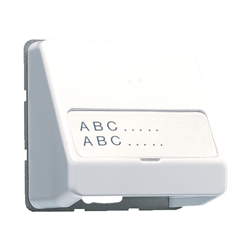 Jung CD 554 WW Datenanschlussgehäuse aws Schriftfeld 23x59mm