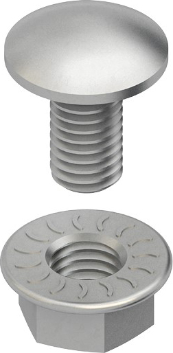 Niedax FLM 6X12 Schraube Flachrundkopf