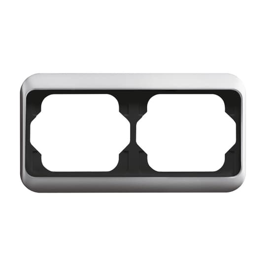 Busch-Jaeger 1722-266 Rahmen 2-fach titan, waager.,alpha