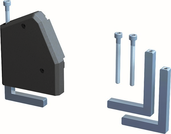 Bachmann 930.120 DESK Haltewinkelset bis 50mm