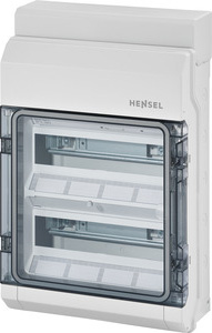 Hensel KV 9224 Automatengehäuse 24TE 2x12x18mm IP65