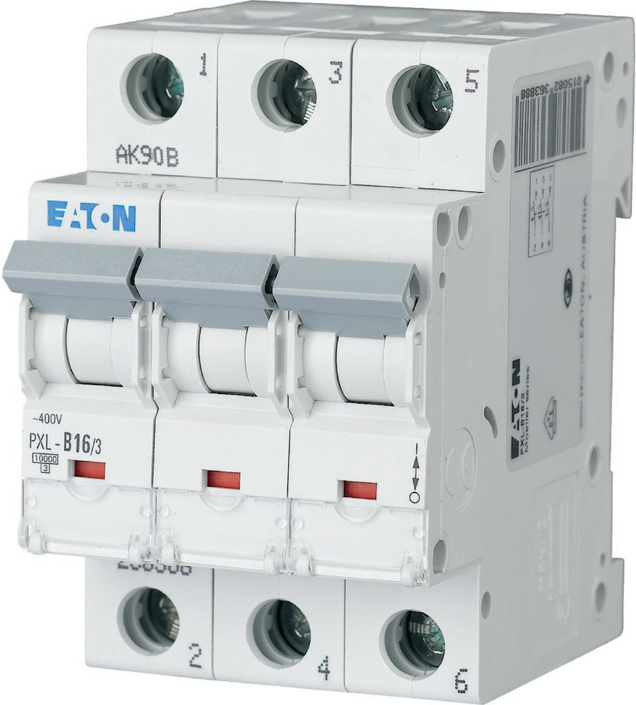 Eaton PXL-B16/3 LS-Schalter m.Beschrift. B 16A, 3p