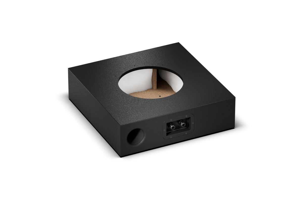 Loxone Aufbaubox für 10" Install Speaker Schwarz