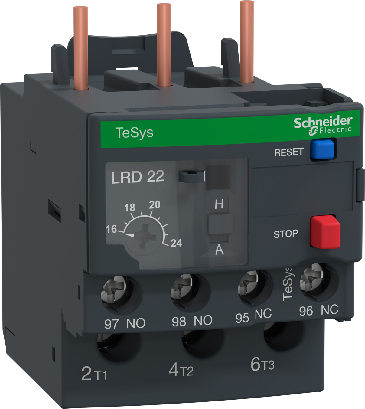 Schneider Electric LRD22 Motorschutz-Relais 16-24A