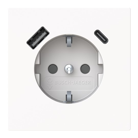 Busch-Jaeger 20 EUCB2USBAC-44G SCHUKO-/USB-A+C Steckdose Safety+