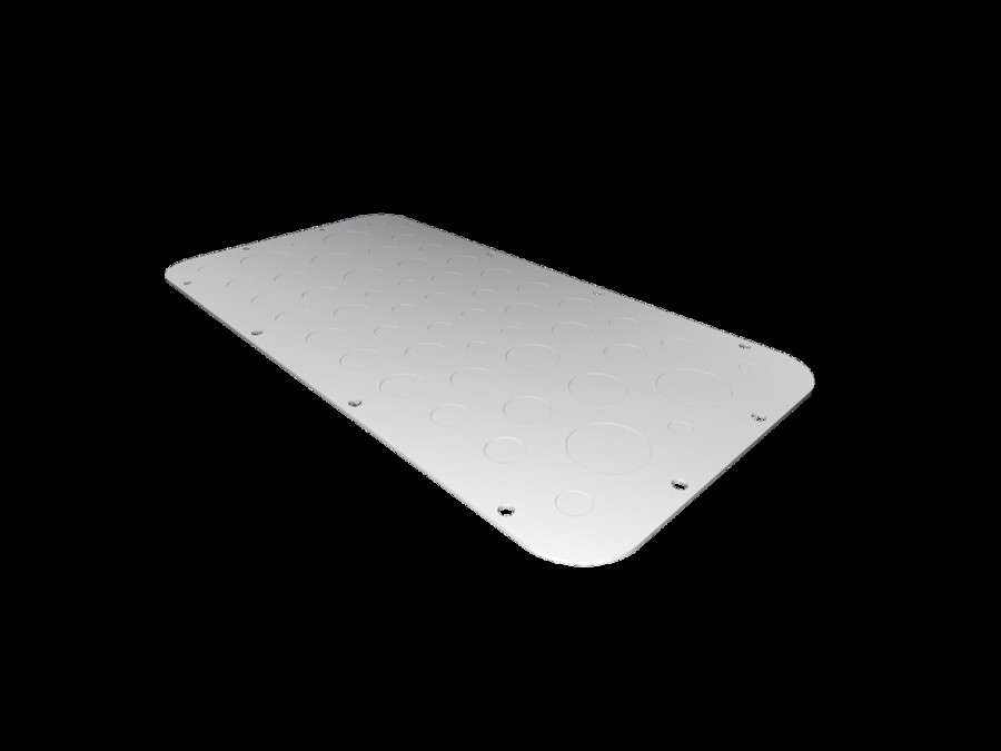 Rittal AX 2577.100 Metall-Flanschplatte Größe 7