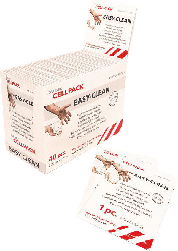 Cellpack EASY-CLEAN#434133 Handreinigungstuch 40 St. Schmutzentferner