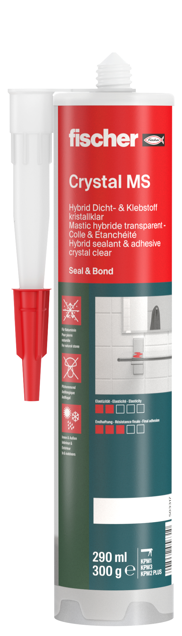 Fischer Deutschl. FIXITKD290TRANS Kleb-/Dichtstoff