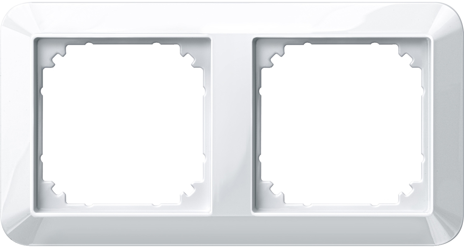 Merten 389219 Rahmen 2f.pws/gl waage/senkrecht