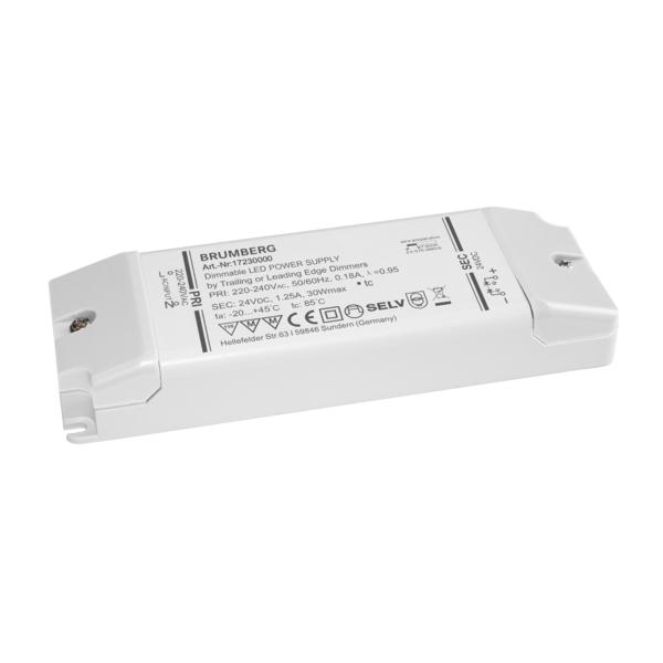 Brumberg Leuchten 17230000 LED-Netzgerät 5-30W 24V IP20 dimm. Phasenab.