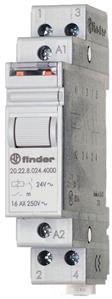 Finder 20.22.8.230.4000 Stromstoßschal.f.DIN-Schie 2S 230VAC 16A