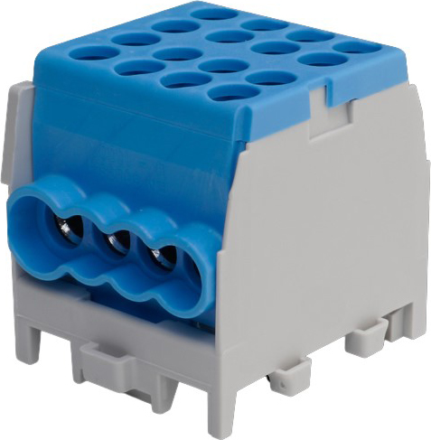 Pollmann HLAK 25-1/6 M2 blau Hauptleitungsabzweigklemme H-Leitung, 25qmm, 1p
