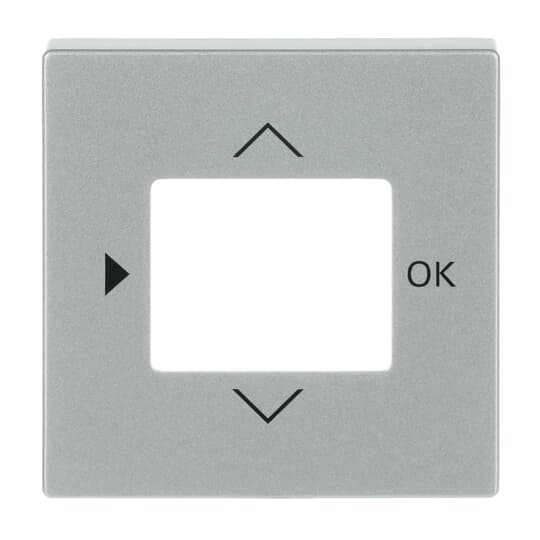 Busch-Jaeger 6435-83 Zentralscheibe alu/sil f.Timer-Bedienelem.