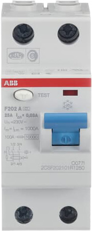 ABB Stotz S&J F202A-25/0,03 FI-Schutzschalter pro M Compact