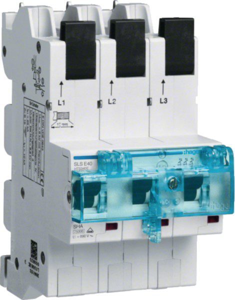 Hager HTS340E SLS-Schalter 40A,3polig,E-Charak.