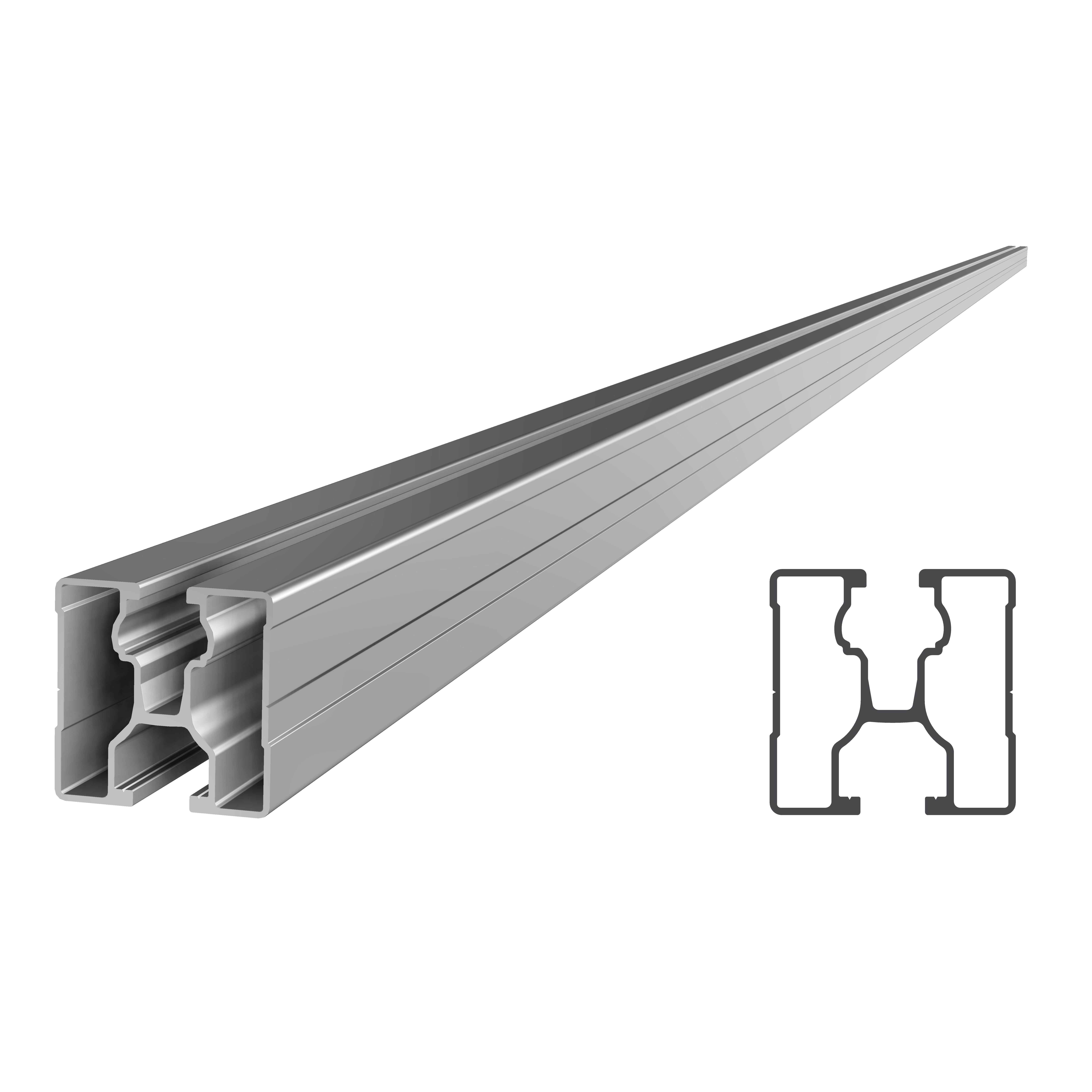 SL Rack 81140-4750 Modultragschiene RAIL40x40-4750mm