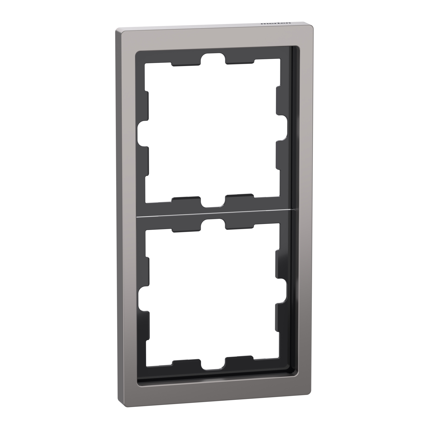 Merten MEG4020-6550 Rahmen 2f.nickelmet D-Life Metall